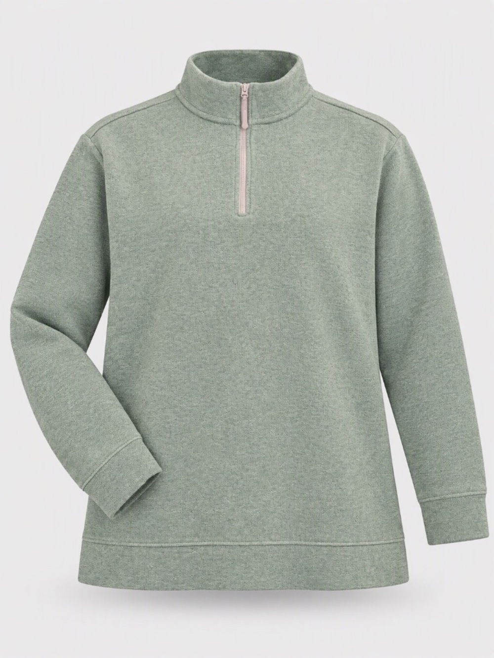 GenTeal Men's XL Sage Green Quarter Zip Pullover Heathered Preppy Golf